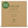 LELO Preservativi Biologici LELO HEX Realizzati in Lattice di Origine Biologica e Arricchiti con L-Arginina, Preservativi Ultra-Sottile 36 pack