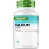 vit4ever Calcio - 400 compresse con 800 mg di calcio da carbonato di calcio per porzione giornaliera - Sufficiente per 6,6 mesi - Vegano, ad alto dosaggio e senza additivi inutili