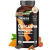 SEVENS NUTRITION Curcuma Capsule BIO Vegane ad Alto Dosaggio - 365 Capsule di Curcuma con Piperina e Zenzero - Integratore Articolazioni e Ossa - Sevens Nutrition