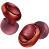 Fresh 'n Rebel Pearls Radiant Tappi per Orecchie - Regolabili 18dB/23dB - Custodia Find My & Android Hub - Protezione LED Cangiante per Festival & Concerti - Case Trasparente - 3 Taglie S/M/L (Amber Tide)