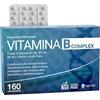 Agocap Vitamina B Complex - Alto Dosaggio 160 microcompresse di Vitamina B + PABA, Confezione Tascabile. Complesso Vitamina B1, B2, B3, B5, B6 con vitamina B12 e Acido Folico. Vitamine B e Biotina. Agocap