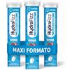 UPSA Hydrafizz Hydra, 16 Compresse Effervescenti, Integratore Alimentare con Elettroliti e Vitamina C, Gusto Fragola, Contro Stanchezza