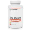 GymBeam Integratore di Zinco da 15 mg, Integratore di Zinco Bisglicinato altamente assorbibile, sostiene la salute delle ossa, mantiene i normali livelli di testosterone (90 tabs)