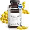 PURETANICALS Omega 3 + Vitamina D3 + K2 Gocce MK7 All-Trans - Premium Essenziali O3-D3-K2 Complesso ad Alto Dosaggio | Olio di Pesce Omega3 con Acidi Grassi EPA DHA | 240 Capsule Softgel