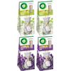 Airwick Air Wick Fresia Bianca e Gelsomino, Lavanda. Profumatori per ambienti a bastoncini. 4 Confezioni da 25 ml
