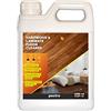 PECTRO Cera per parquet e pavimenti in legno e pavimento laminato - Lucidante protettivo 1000ml - Rinnova parquet legno- Lava, nutre e protegge da macchie e graffi