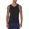 Amazon Essentials Canotta Tecnica da Palestra Leggera in Tessuto Elasticizzato ad Asciugatura Rapida e Assorbimento dell'Umidità Uomo, Nero/Blu, M