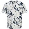 JACK & JONES Jjhonolulu AOP Tee SS Crew Neck Pls, Blazer Blu Marine, 5XL Uomo