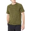 Amazon Essentials Maglietta da Nuoto UPF 50 Aderente A Maniche Corte e Ad Asciugatura Rapida Uomo, Verde Oliva Puntinato, L