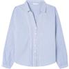 Springfield 3.fq. Blusa Cami Alg Raya Rosa Camicetta Donna
