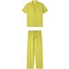 Women'secret Long Pyjama Mix And Match Recipe Pigiama, Giallo, XS Donna
