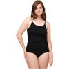 Ulla Popken Camicia da Donna con Spalline Sottili, Biancaneve, 60/62 IT