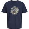 JACK & JONES Jjhonolulu Shape Tee SS Crew Neck Mni, Blazer Blu Marine, 110
