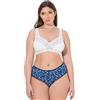 Ulla Popken Reggiseno da Donna Taglie Forti, Taglie Forti, Senza Stiratura, Pizzo, Coppa B - F