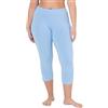 Ulla Popken - Pantaloni Capri da Donna, Taglie Forti, Taglie Forti, Lunghezza 7/8, Elastico in Vita, Fino alla Taglia 66/68
