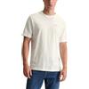 Marc O'Polo Marc OߴPolo Denim Uomo T-shirt in cotone bio regular fit, Bianco Sporco (Egg White), M