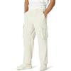 Amazon Essentials Pantaloni da Paracadute da Uomo, vestibilità Larga, Leggeri, Elasticizzati, Beige, XXL