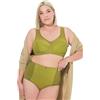 Ulla Popken Slip Modellanti a Vita Alta con Inserto Jacquard Lavanda Delicato 58+ 813137800-58+