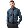 JP 1880 Camicia da Ufficio dalla vestibilità Comoda con Colletto Francese Maglietta Uomo