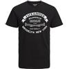 JACK & JONES JJEJEANS TEE SS O-NECK NOOS 23/24, T-Shirt Uomo, Nero (Black), XS