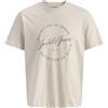 JACK & JONES Jjgrayson Tee SS Crew Neck Mni, Raggio di Luna, 116