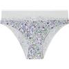 Women'secret Hipster Brief Second Round Cotton Gallon Slip da Donna, Stampa Bianca, M
