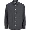 JACK & JONES Jjconrad Check Seersucker Shirt L, Sky Captain, S