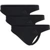 adidas Low Rise Thong (3PK) - Sport Active Seamless - Panties - Biancheria Intima Comoda, 000 Nero, XL