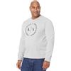 Armani Exchange 8nzm87 Felpa, Grigio (B09B Heather Grey 3929), Medium Uomo
