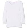 Damart T-Shirt a Maniche Lunghe in Thermolactyl, Filato Classico, Bianco, 2 Anni