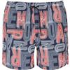 Emporio Armani Macro Logo Swim Boxer, Boxer Uomo, Multicolore (Navy Blue-Red-White), 46