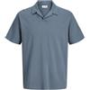 JACK & JONES Jjdevin Daytona Structure Resort Polo SS S, Miraggio Blu, M Uomo