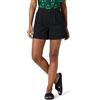Amazon Essentials Pantaloncini con Elastico sul Retro a Vita Alta Taglio Svasato Vestibilità Comoda Donna, Nero, 44