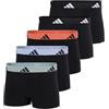 adidas Trunk (5 Pezzi) - Active Flex Cotton - Biancheria Intima Comoda, Assortito 1, M