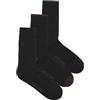 JACK & JONES Jacorganic Sock Giftbox, Nero, Taglia Unica (Pacco da 3) Uomo