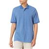 Amazon Essentials Polo a Maniche Corte in piqué di Cotone, vestibilità Classica (Disponibile in Taglie Forti) Uomo, Blu, M