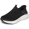 Skechers D'lux Walker 3.0 Pure Flow, Scarpe Donna, Black, 37 EU