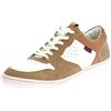 Kickers Kick Sackers, Scarpe da Ginnastica Uomo, Cammello Bianco Rompere Rosso, 41 EU
