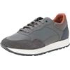 Geox U Vicenda D, Scarpe da ginnastica Uomo, Anthracite Navy, 42 EU