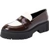 HUGO Kris_Loafer_BROF, Mocassini_Flats Donna, Rust/Cooper, 41 EU