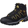 Brütting Mount Hunter High, Scarpe da Arrampicata Alta, Uomo, Nero/Giallo, 37 EU