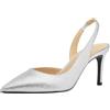 Michael Kors 40R4HNMP1D-740 Alina Flex Sling Pump Donna, Pale Gold EU 39.5