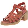 Kickers Kick Volyne, Sandali con Tacco Donna, Rosso, 36 EU