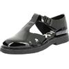 Kickers Kick Leryne, Sandali Bassi Donna, Nero Laccato, 37 EU