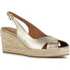Geox D Panarea, Sandali espadrillas wedge Donna, Oro (Lt Gold), 39.5 EU