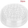 Senhorita Supporto per colla ciglia 50pz, accessorio monouso in plastica trasparente per extension ciglia, strumento bellezza per saloni