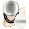 TIRTIR Fondotinta Mask Fit Aura Silver Cushion, Finitura Semilucida, Copertura Naturale, Idratante, Leggero (Misura Normale 0,63 Fl Oz) 13N Fair Ivory