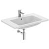 Ideal Standard - i.life B, Lavabo Top da 81 cm con foro centrale per la rubinetteria e troppopieno, Bianco