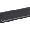 ARREGUI C604 Copri fessura buca delle lettere in Acciaio per Porte o Cancelli Esterni, Portalettere Esterne, Apertura 23 x 3 cm, Resistente alle Intemperie, 24,8 x 7,3 cm, Nero Testurizzato