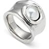 Uno de 50 UNOde50 Anello in lega di metallo, placcato in argento Sterling, cristallo perlato, Gioielli fatti a mano, Design creativo